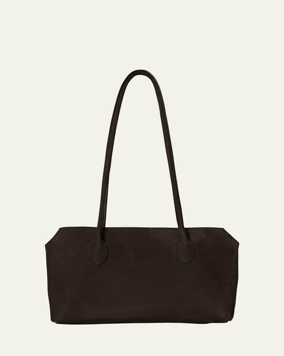 Terrasse East-West Shoulder Bag in Leather